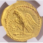 Amazing NGC MS (Mint State) Ancient Thracian or Scythian Coson Koson Gold Coin circa 44-42 B.C.